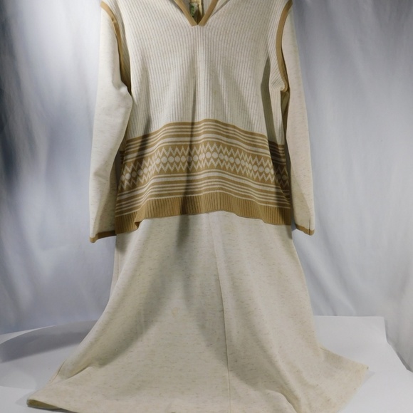 Forever Young Knit Dress Tan Beige Approx 1X-2X - Picture 1 of 8